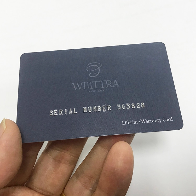 Custom Plastic insurance card view 4