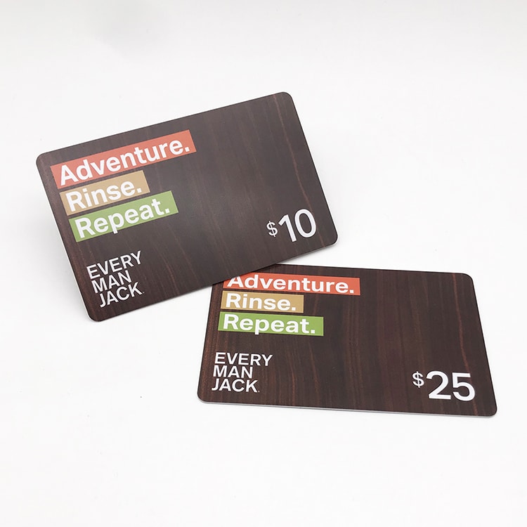 Custom Plastic member card with UNIQUE code view 2
