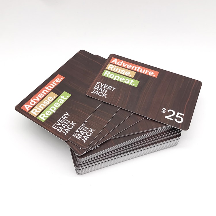 Custom Plastic member card with UNIQUE code view 4