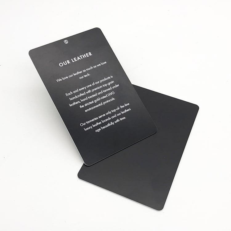Custom Plastic warranty card for watch view 3