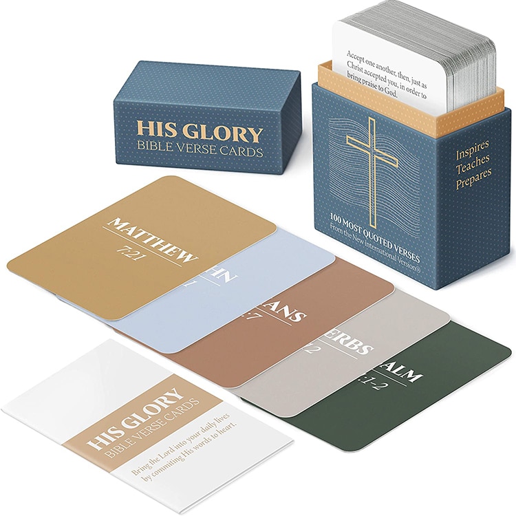 Custom Positive Affirmations Cards with Rigid Box view 2