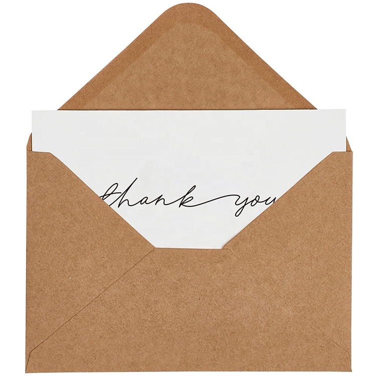 Custom Printing Blank Wedding Thank You Cards view 2