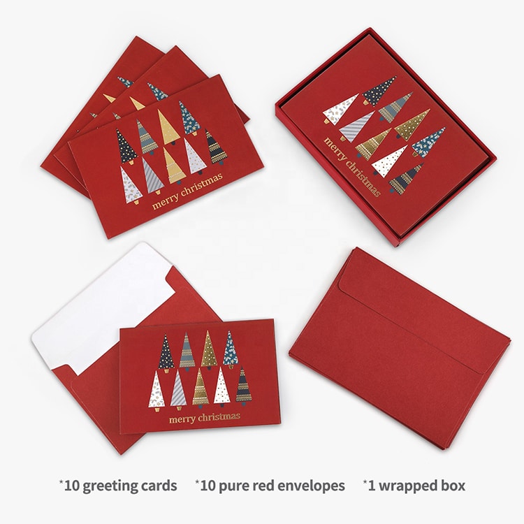 Custom Printing Christmas Greeting Cards Set view 3