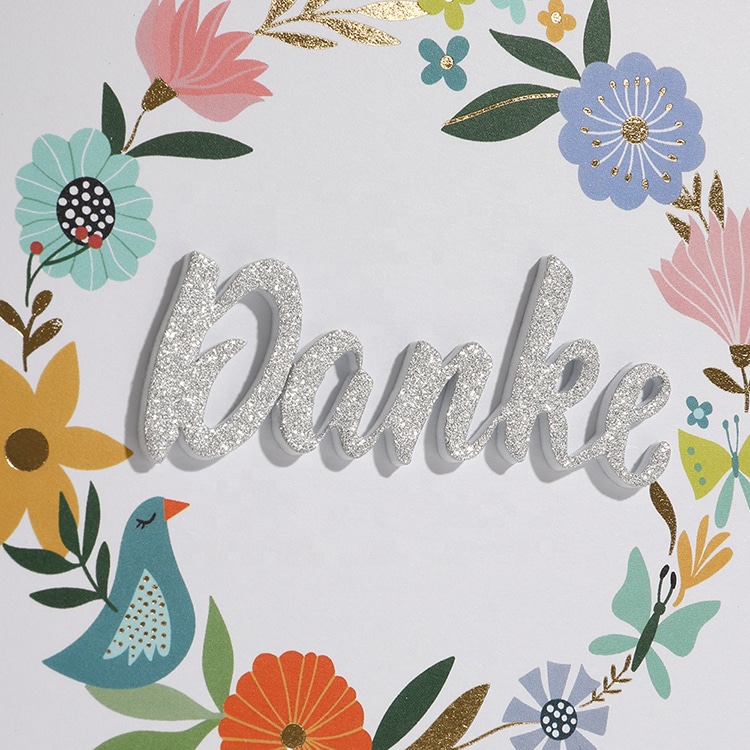 Custom Printing Flower Thank You Cards view 3