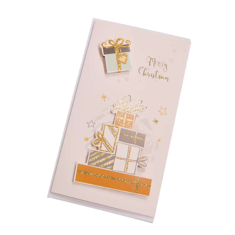 Custom Printing Merry Christmas Greeting Cards with Envelopes view 2