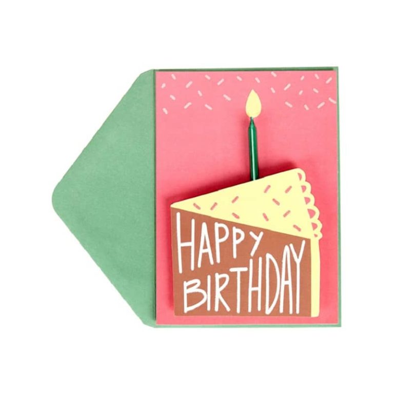 Custom Printing Sweet Cake Birthday Cards — custom card printing