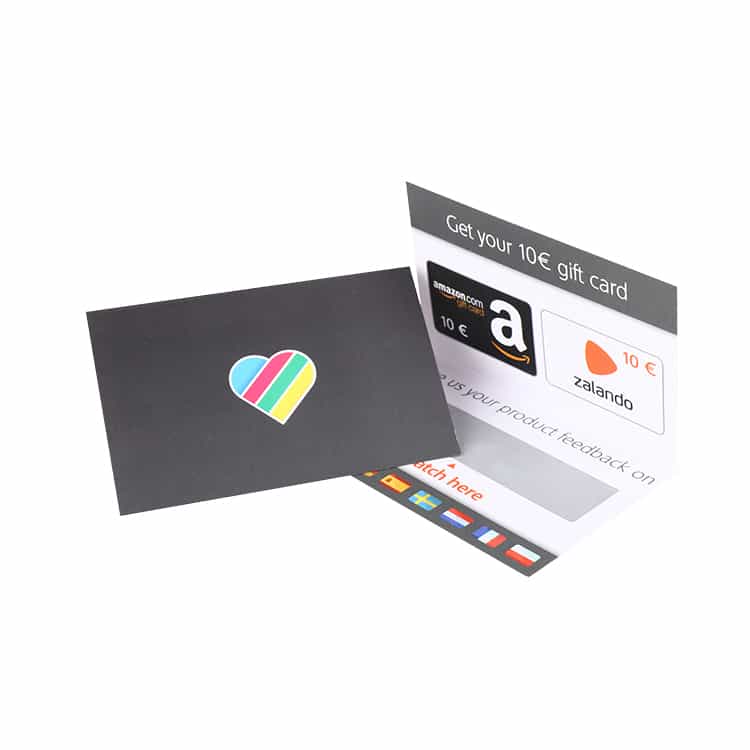 Custom Promotion Gift Buy Code Scratch Card view 3