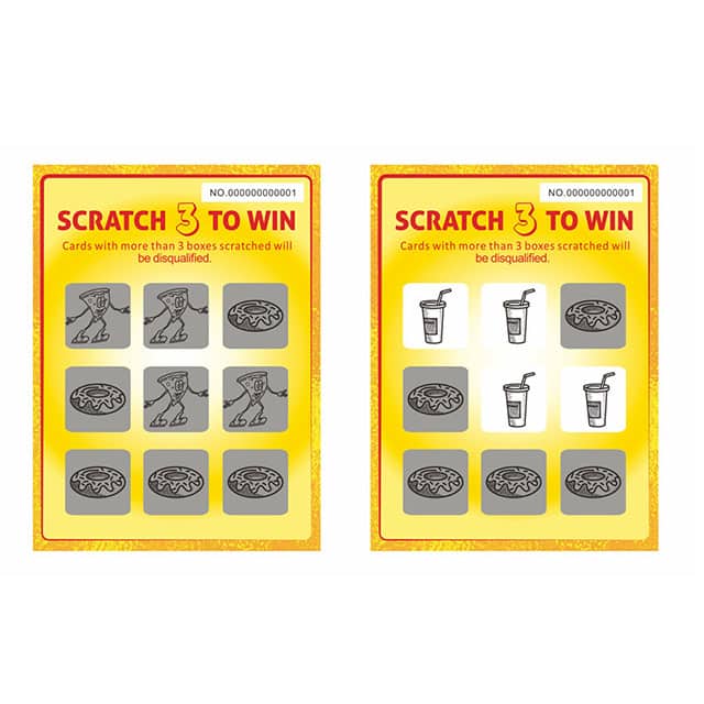 Custom Promotional Scratch Cards Printing — custom card printing