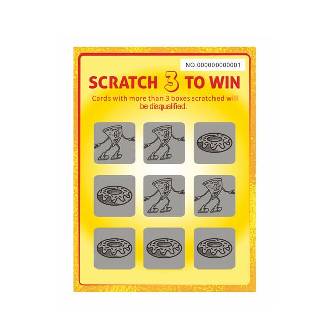 Custom Promotional Scratch Cards Printing view 2