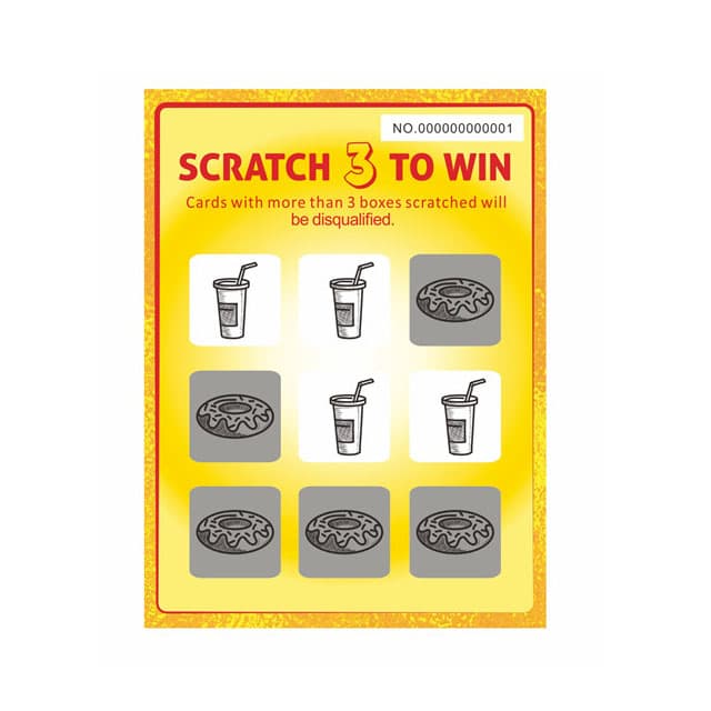 Custom Promotional Scratch Cards Printing view 3
