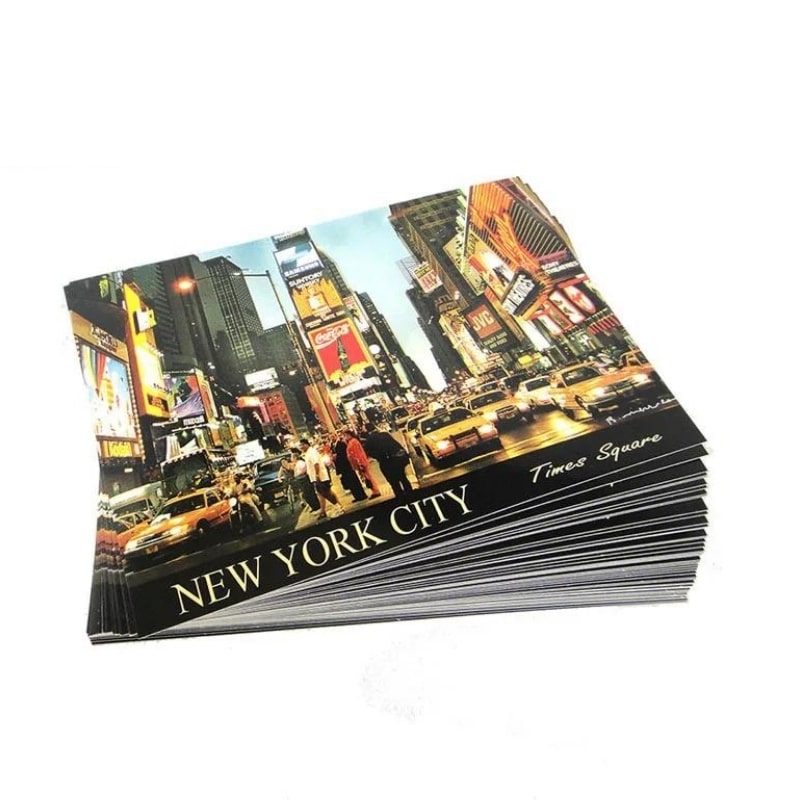 Custom Quality Paper Postcard Printing view 2