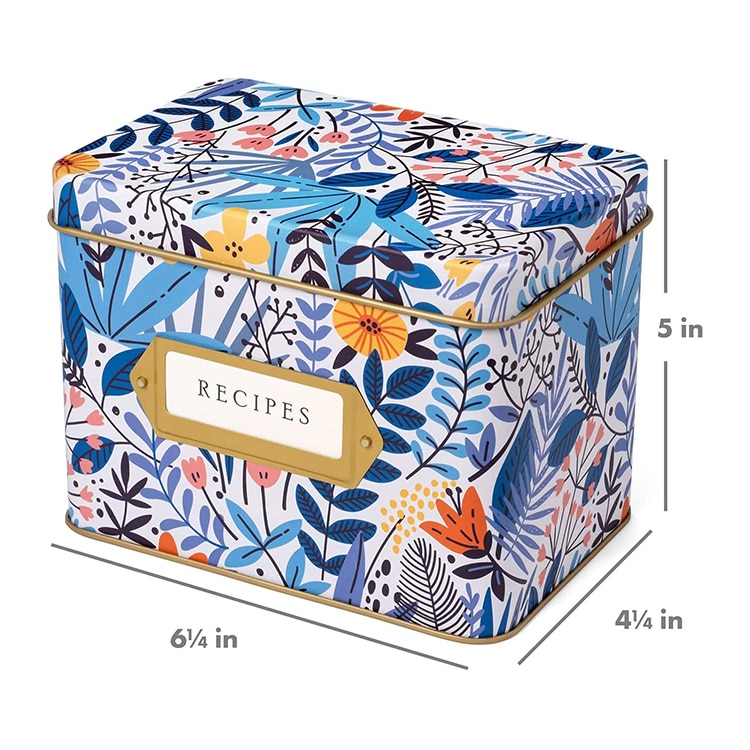 Custom Recipe Card And Tin Box in set view 2