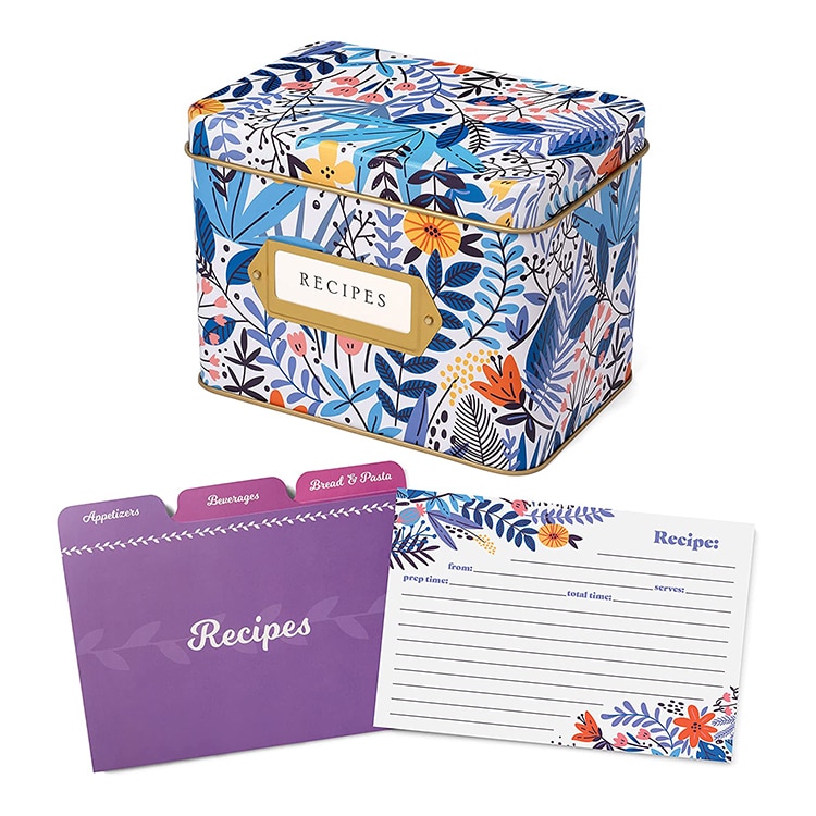 Custom Recipe Card And Tin Box in set view 4