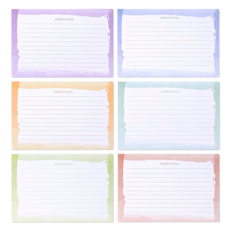 Custom Recipe Cards for Special Occasion view 3