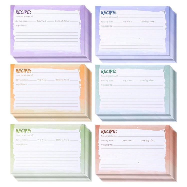 Custom Recipe Cards for Special Occasion view 4