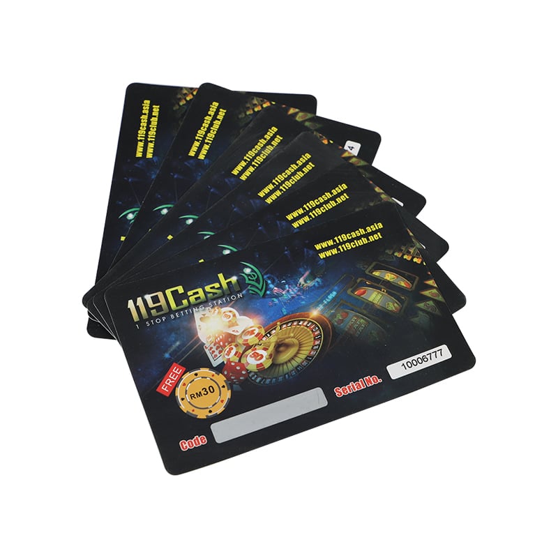 Custom Scratch Off Card Lottery Ticket view 2