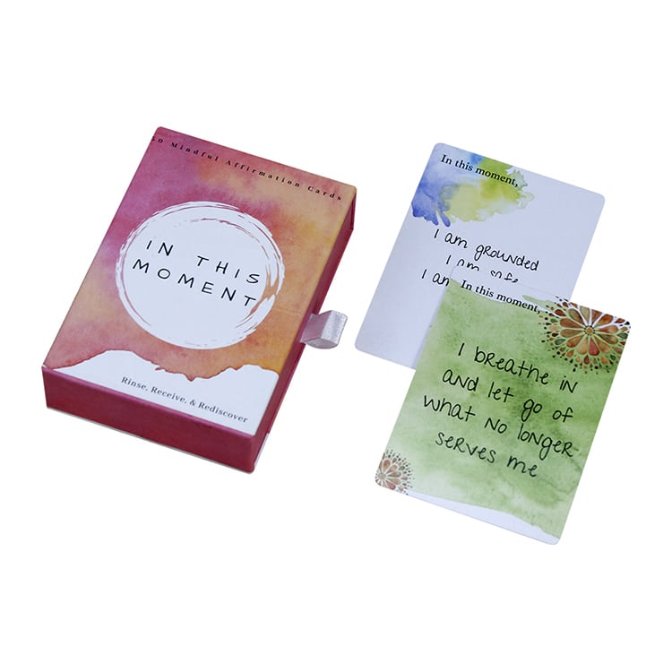 Custom Self Love Positive Motivational Affirmation Cards view 2