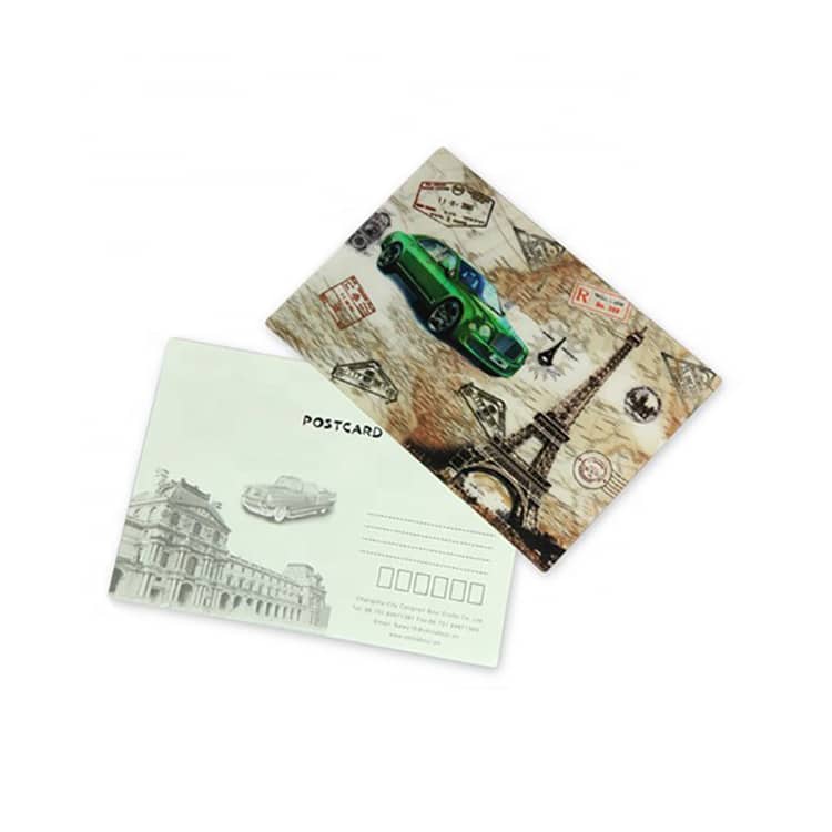 Custom Size 3d Lenticular Postcard — custom card printing