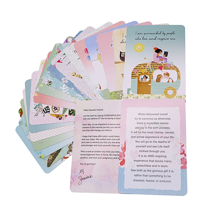 Custom Tarot Oracle Deck Affirmation Card — custom card printing