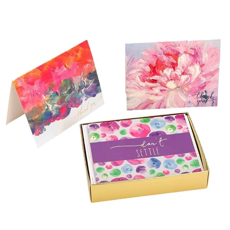 Custom Thank You Note Cards with Envelopes Box Set — custom card printing