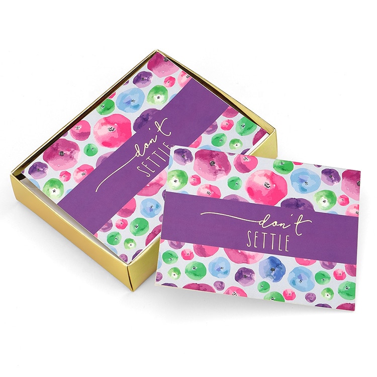 Custom Thank You Note Cards with Envelopes Box Set view 2