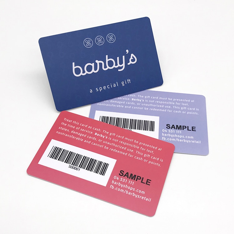 Custom Thermal plastic member card view 3