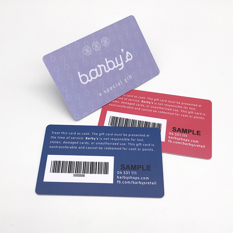 Custom Thermal plastic member card view 4