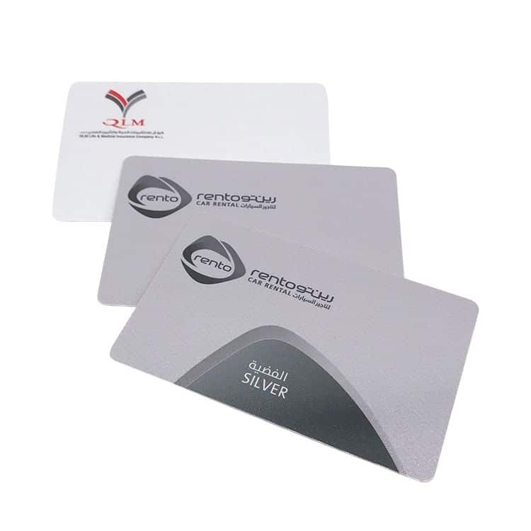 Custom UV spot membership card with shinning surface — custom card printing