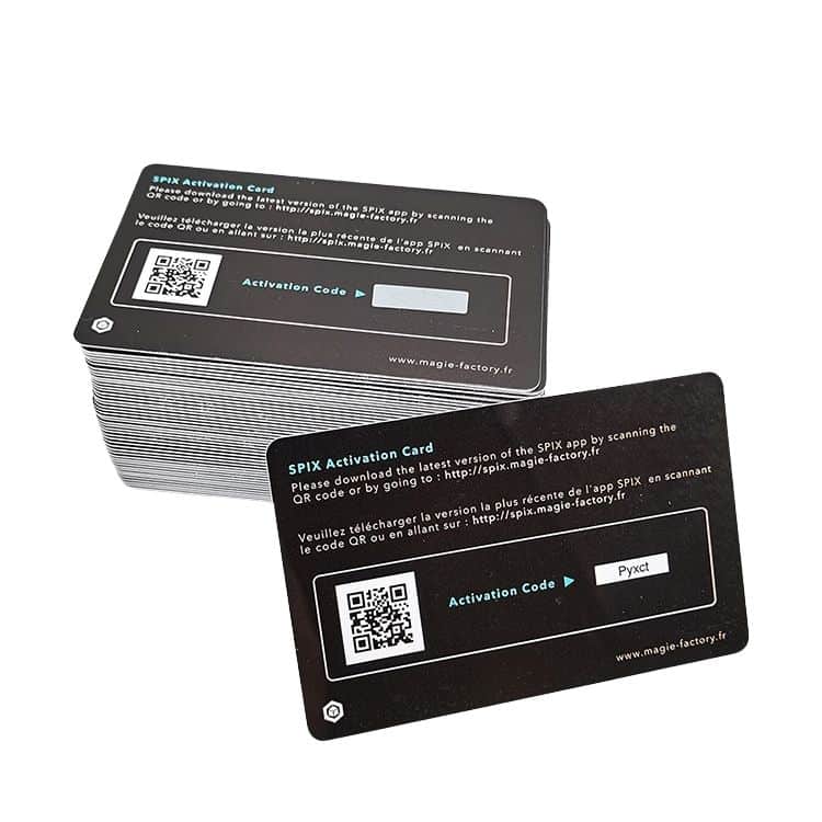 Custom Voucher gift card with unique code — custom card printing