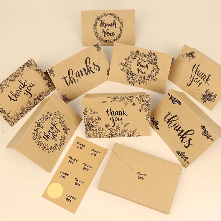 Custom Wedding Invitations Thank You Card view 4
