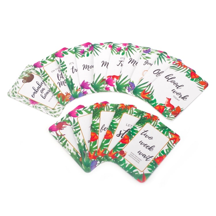 Custom Woman Inspirational Positive Affirmation Cards view 4