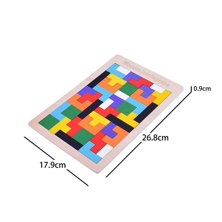 Custom Wooden Blocks Puzzle view 2