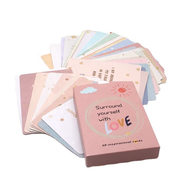 Custom  Word Affirmation Cards — custom card printing