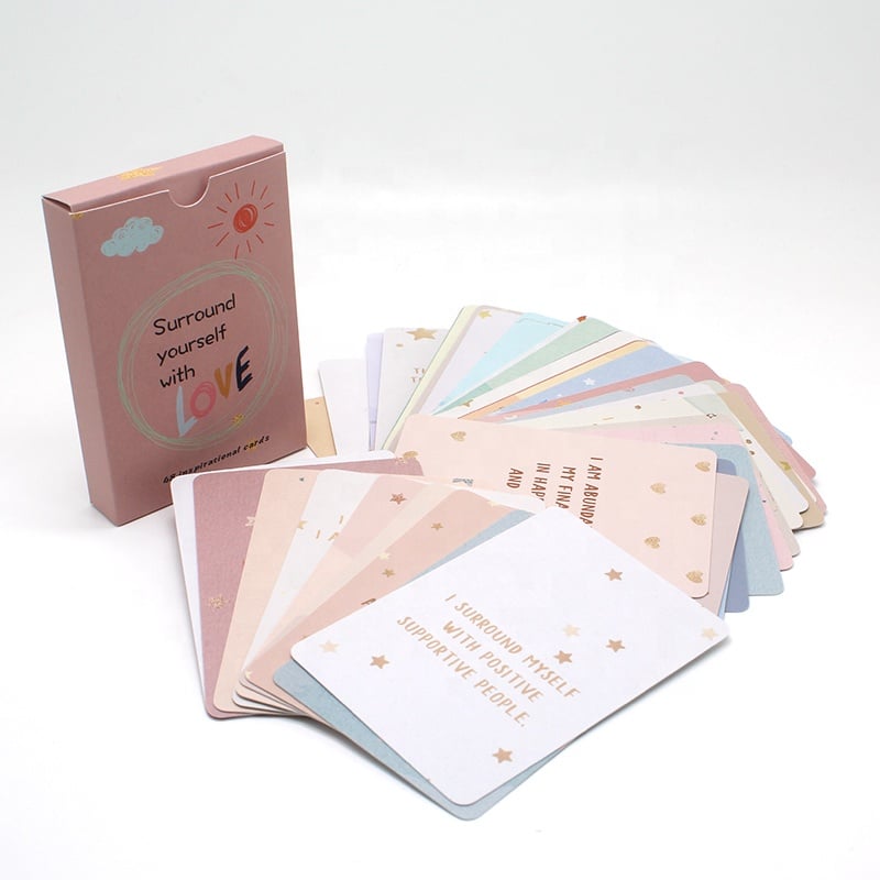 Custom  Word Affirmation Cards view 2