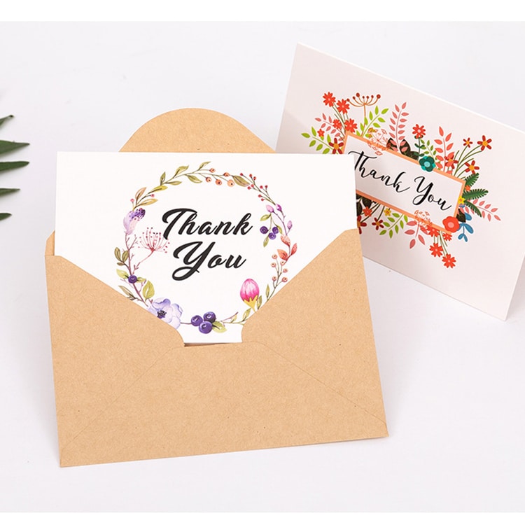 Custom advertising Holiday Thank You cards view 4