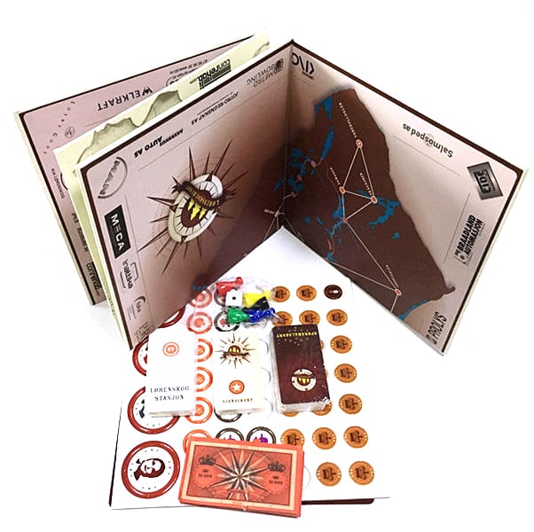 Custom board game set with chess — custom card printing