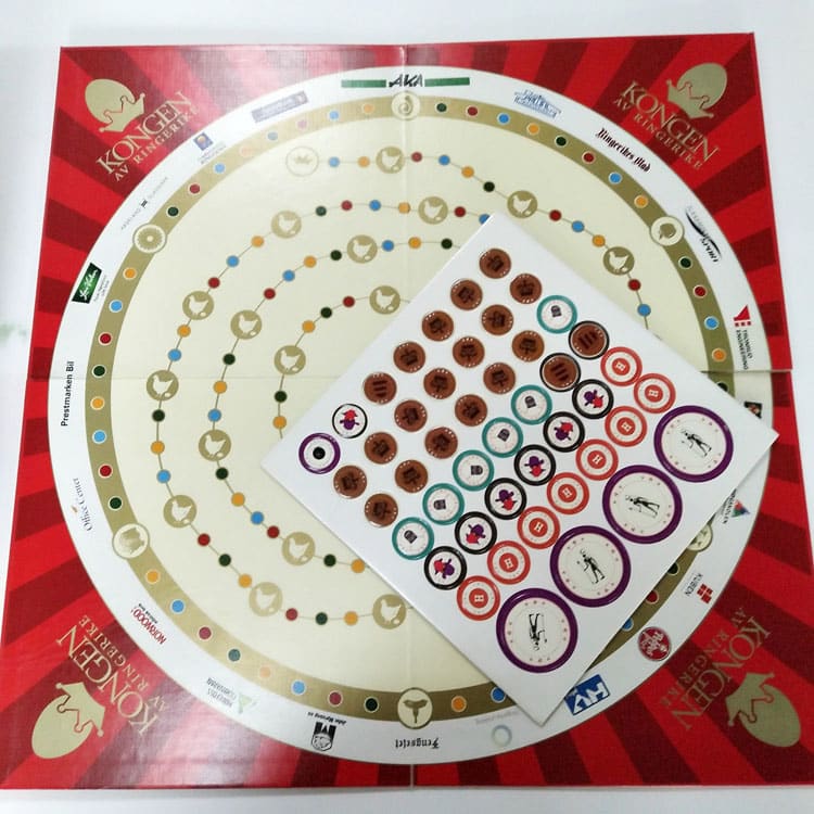 Custom board game set with chess view 3
