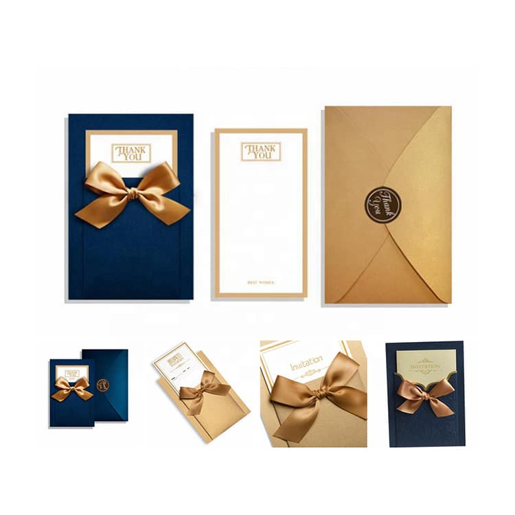 Custom bride wedding invitation cards view 2
