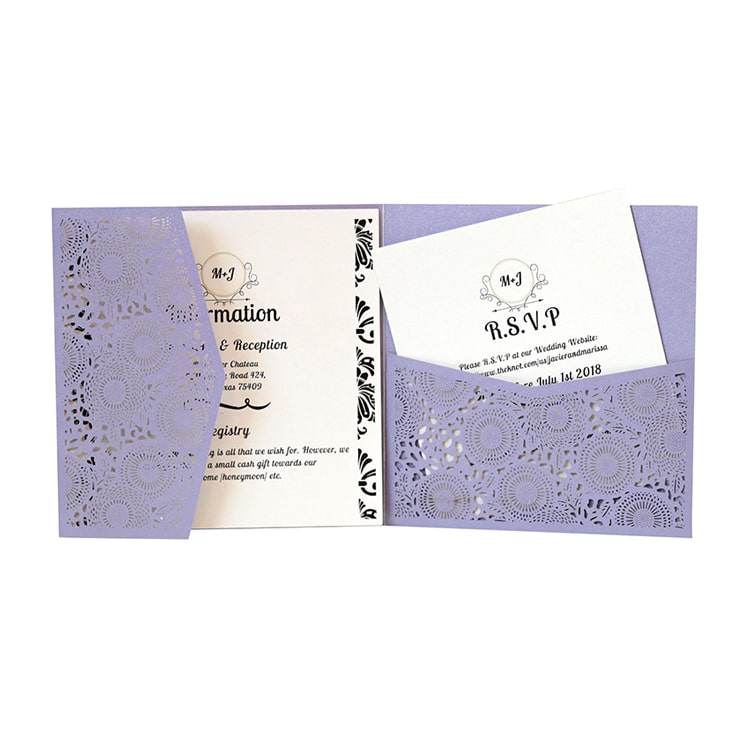Custom business Invitation card with envelope — custom card printing