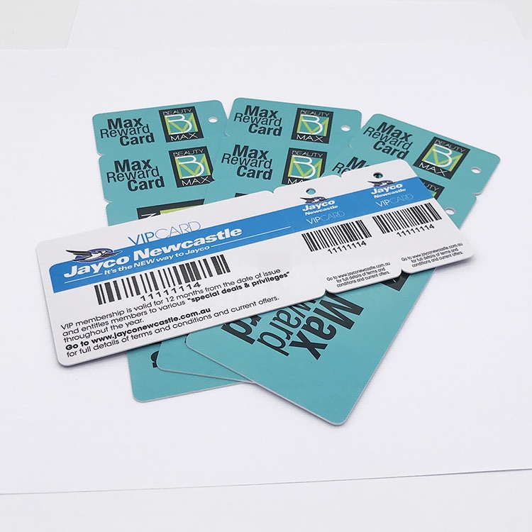 Custom design PVC Membership card view 4
