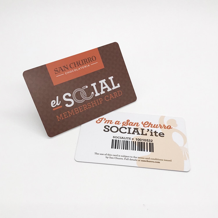 Custom design plastic Gift card view 3