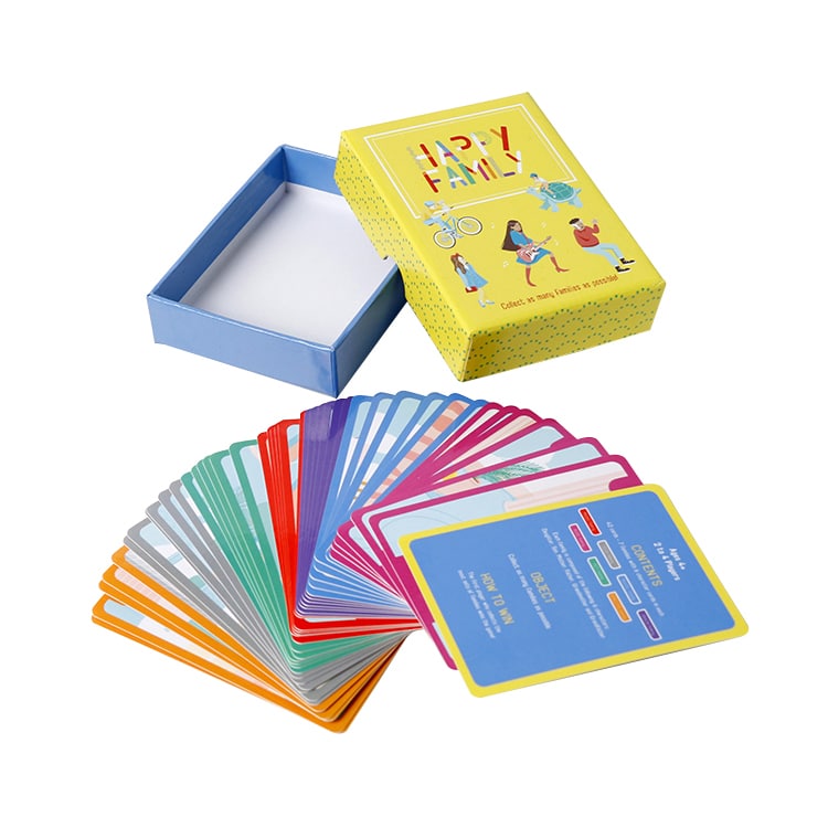 Custom english educational game cards — custom card printing
