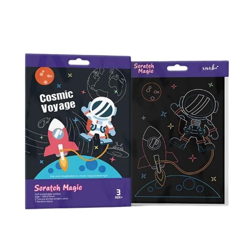 Custom graffiti paper scratch card — custom card printing