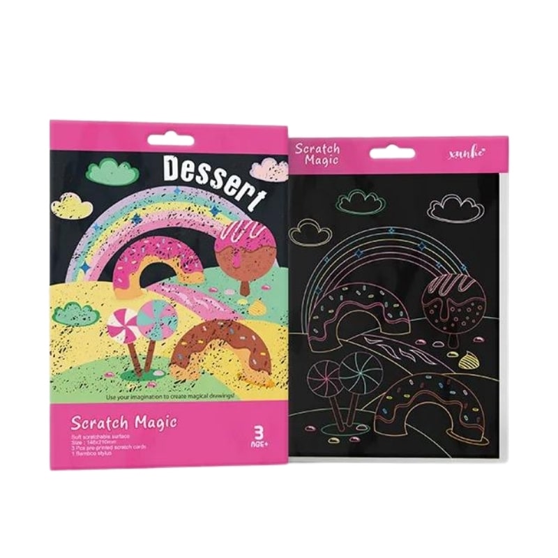 Custom graffiti paper scratch card view 3