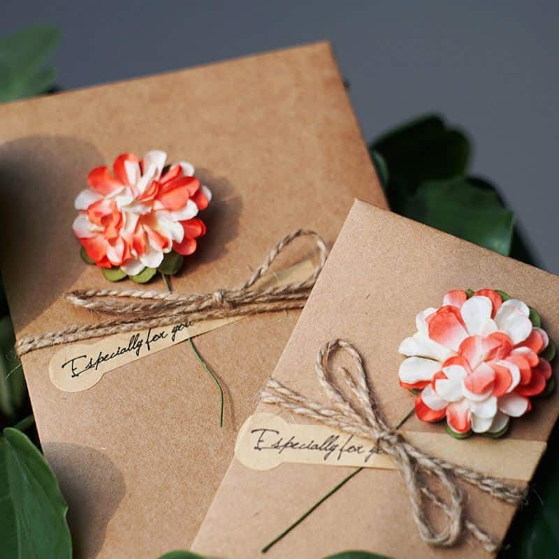 Custom kraft Wedding Invitation Card view 4