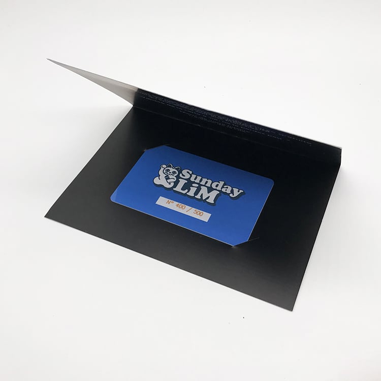 Custom membership discount card with card holder view 4