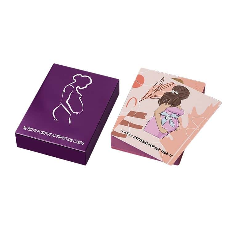 Custom motherhood affirmation cards — custom card printing