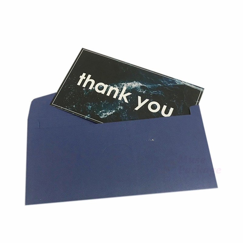 Custom paper black vanilla business gift card — custom card printing