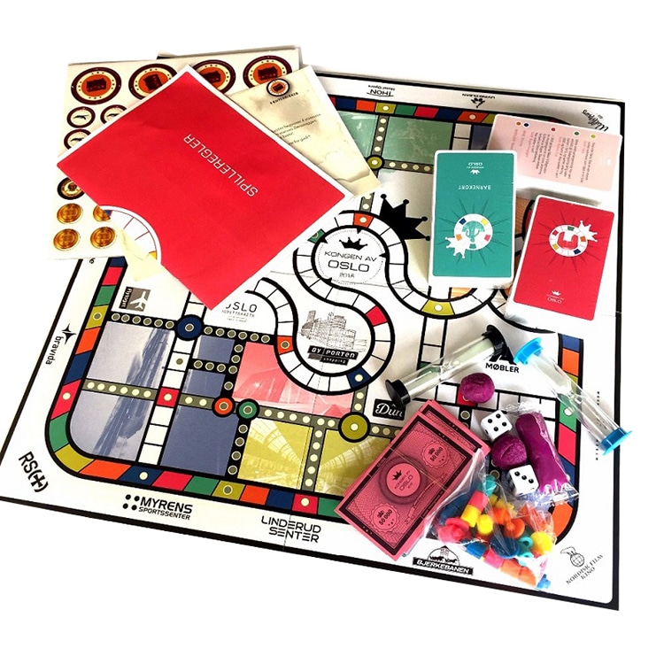 Custom paper board game — custom card printing
