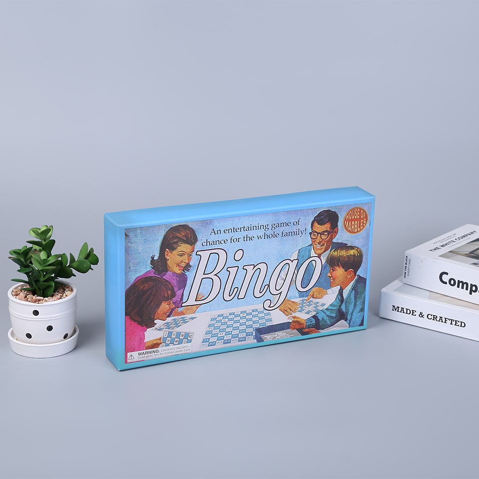 Custom paper board game family bingo game view 4